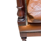 Cognac Kleurige Lederen Armzetel thumbnail 4