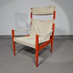 Safari Lounge Chair, Model 30, Designed By Erik Worts And Manufactured By Niels Eilersen, Denmark thumbnail 2