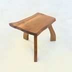 Vintage Brutalist Mini Boomstam Bijzettafel thumbnail 2