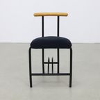 6X Postmoderne Eetkamerstoel, 1980S thumbnail 3