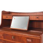 Teak Secretaire Met Spiegel Jaren 60 thumbnail 9