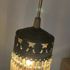 5 Beschikbaar ! Vintage Opaline Staafjes Hanglampen Kroonluchters thumbnail 9