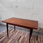 Vintage Eettafel Tafel Teakfineer Uitschuifbaar (W) thumbnail 7