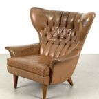 Vintage Wingback Fauteuil 57044 thumbnail 2