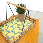 Rotan Dienblad Met Hengsel En Bloemen thumbnail 5