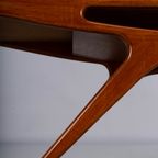 Deens Design Clasic De Smile Table In Teak By Johannes Andersen For Cfc Silkeborg, 1960s thumbnail 18