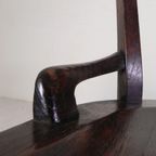 Eiken Bureaustoel, Atelierstoel, In Hoogte Verstelbaar, Jaren 30 thumbnail 21