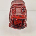 Vintage Hout Beeld Hippo Nijlpaard Sculptuur Oosters ‘70 thumbnail 2