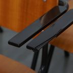 Set Van 6 Vintage Jaren ’60 Dutch Design Marko School/kantine/eetkamerstoelen Met Armleuningen thumbnail 13