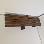 Vintage Houten Wandrek Jaren 70 Muurplank Voor Kamerplanten thumbnail 5