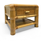 2 X Bamboo Night Stands / Side Tables / 1980s thumbnail 3