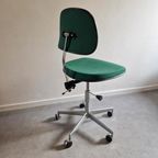 60's Labofa Vintage Bureaustoel Verstelbaar Draaistoel Desk thumbnail 5
