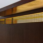 Zeldzame Mid-century Roger De Winter Cocktail Bar In Teak Met Bijhorende Krukken, 1960 thumbnail 15