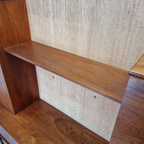 Vintage Teak Houten Wandkast Met Bar, Jaren 60 thumbnail 8