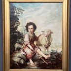Schilderij "De Goede Herder". Olieverf Op Doek. thumbnail 2