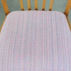 Leuke, Gezellige Set Van 6 Vintage Deens Design Eetkamerstoelen Uit De Jaren ’70 Met Mooie Licht thumbnail 8