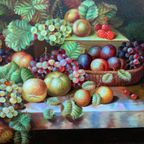 Moreau. Schilderij "Stilleven Met Fruit". thumbnail 6