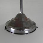 Art Deco Hanglamp Met Witte Kap, Jaren 30 thumbnail 5