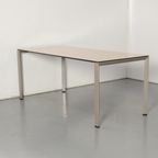 Ahrend 700 Bureau, Eiken Blad, 180 X 80 Cm, Hoogte Instelbaar Onderstel thumbnail 2