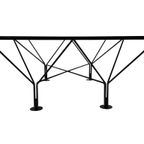 Vintage Salontafel Paolo Piva Stijl Met Rookglas 80's Design thumbnail 20