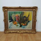 Groot Klassiek, Landelijk, Brocante Schilderij Op Canvas thumbnail 2