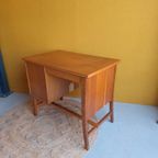 Retro Vintage Bureau, Werkplek, Desk, Divider Tafel Kaptafel thumbnail 9