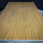 Vintage Formica Tafel – Jaren 60 – Bruin thumbnail 7