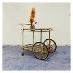 Vintage Bar-Cart Goud thumbnail 3