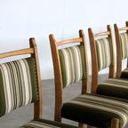 Brutalist Eetkamerstoelen | Vintage Stoelen | Jaren 60 | Eik thumbnail 9