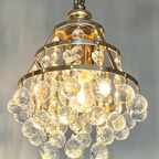 4 Beschikbaar ! Gemerkte Swarvski Hanglampen Vintage Kristal thumbnail 8