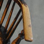 Elegante, Prachtige, Antieke Engelse Highback Windsor Eetkamerstoel thumbnail 9
