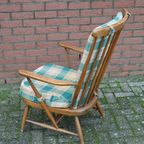 Retro Armfauteuil Met Kussens Opknapper thumbnail 4