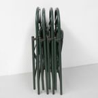 Set Van 4 Industriële Stalen Klapstoelen Du-Al Dare Inglis thumbnail 11