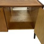 Vintage Kastje Compact Dressoir Audio Meubel Jaren 60 Teak thumbnail 5