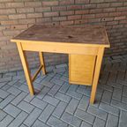 Bruynzeel Vintage Bureau Jaren 50 Bureautje Piet Zwart thumbnail 18