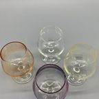Set Cognac Glazen Gekleurd Parelmoer Glans 4 Stuks thumbnail 5