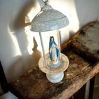 Vintage Mariabeeld Met Werkend Water / Olie Mechanisme thumbnail 4