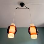 Scandinavische Dubbele Hanglamp In Opaline En Amethistglas thumbnail 20