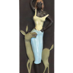 Vintage Zweeds Wandtableau Wandkeramiek thumbnail 2