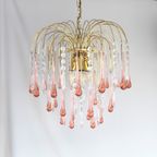 Vintage Teardrop Lamp - Donker Roze/Kristal thumbnail 2