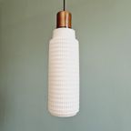 Scandinavische Hanglamp In Witte Opaline En Koper, 1960 thumbnail 2