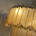 Vintage Glazen Platen Panelen Hanglamp 60’S Originele Gaaf ! thumbnail 9
