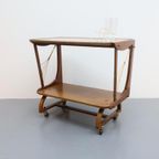 Vintage Bijzettafel Trolley 50'S thumbnail 11