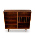 Vintage Deens Design Palissander Boekenkast Met Lp-Rek, 1960S thumbnail 6