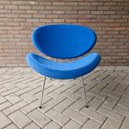 Retro Fauteuil Design Stoel Blauwe Fauteuil thumbnail 2