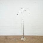 Travertine And Chroom Floor Lamp thumbnail 2