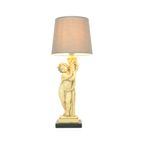 Klassieke Cherubijn Lamp A. Santini Tafellamp Italy Fifties 57Cm thumbnail 2
