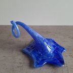 Glasblaaskunst Blauwe Bloem thumbnail 6