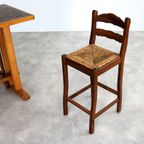 Vintage Bartafel Met Stoelen thumbnail 8