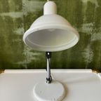 Vintage Anvia Lamp, Bureaulamp Wit. 1960 1970 thumbnail 2